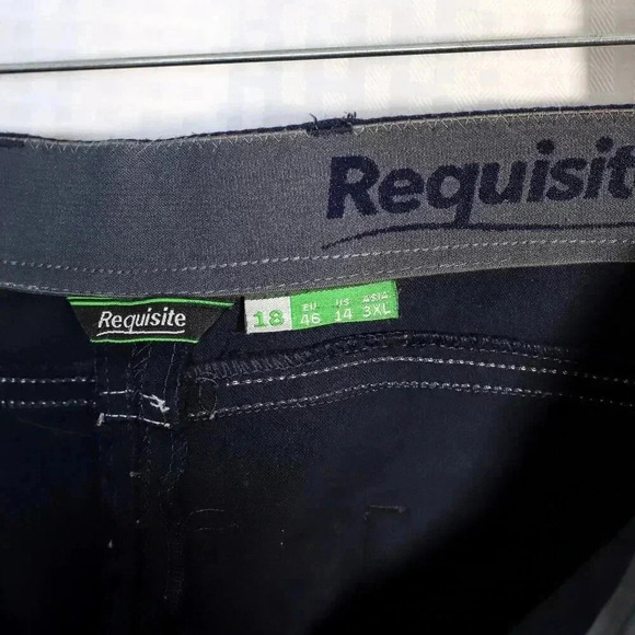 Requisite Size 14 blue/red contrast trim elastic waist  horse riding pants - Picture 10 of 13